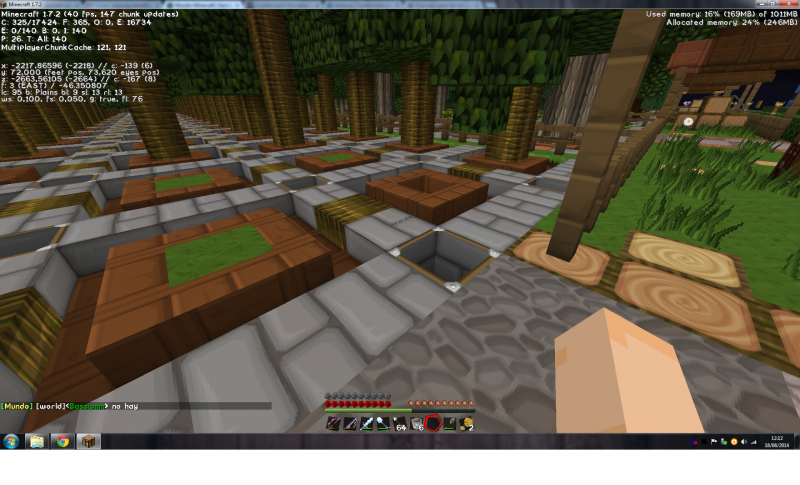 Y esto son árboles sin replantar, en uno incluso quitaron la dirt de abajo, no sé qué esperaban encontrar