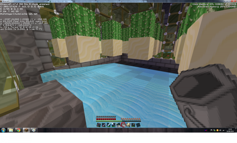 En la granja de cactus alguien (no tengo ni idea de cómo) debió quitar una arena, que cayó en la tolva y ahora la tengo en el inventario