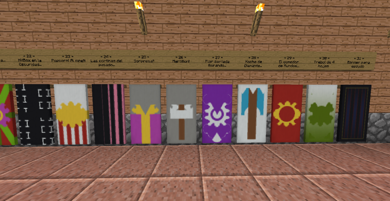 Algunos de los muchos banners...