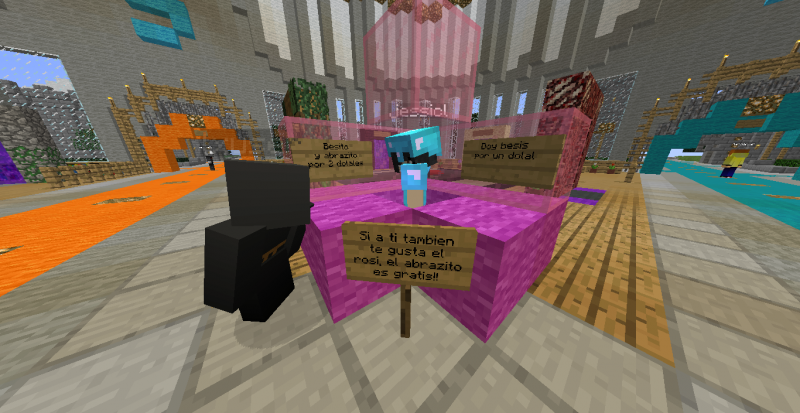 Aquí la trolleó con una tienda... algo extraña con jessicl afk.