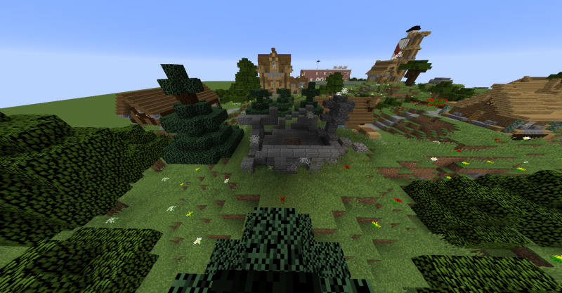 La entrada al túmulo