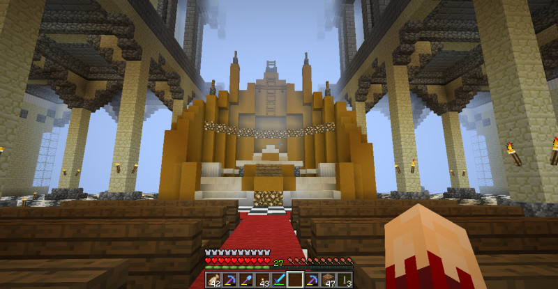 El altar más de cerca.