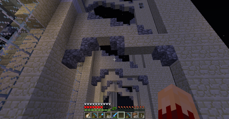 Los arbotantes de la catedral.