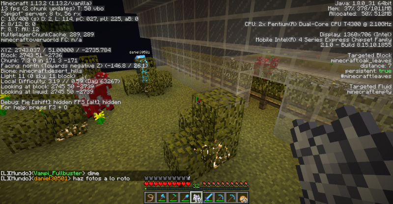 Cristales de la cúpula además de faltar también bloques de iluminación en la pared de la misma.