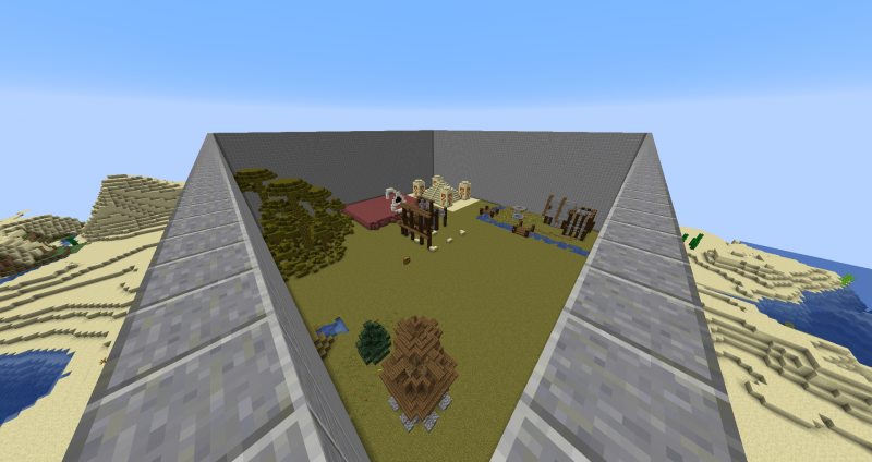 Un intento de hacer una zona para la gente que le gustara jugar al escondite o minijuegos del estilo