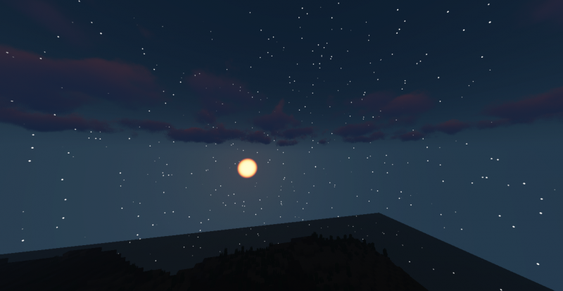 Mi primera foto del atardecer con SEUS Lite.