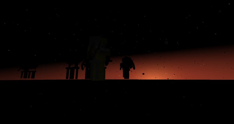 Arqueros al atardecer