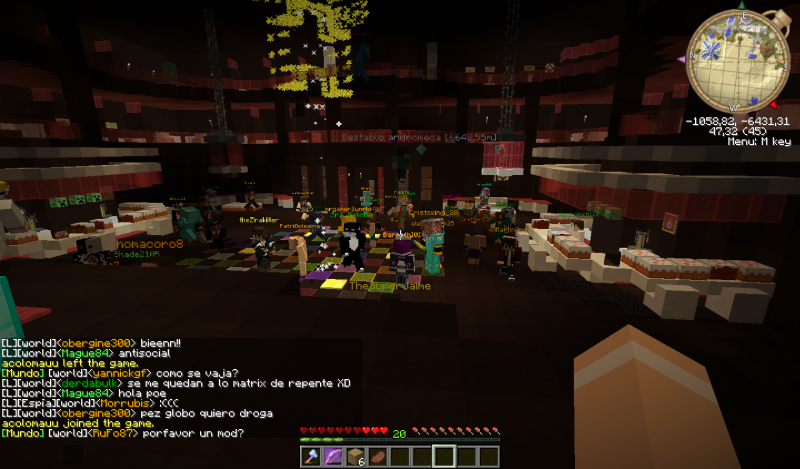 buen ambiente, genial iba a 0 fps pero los cantaban "que no pare la fiesta, don`t stop the party"