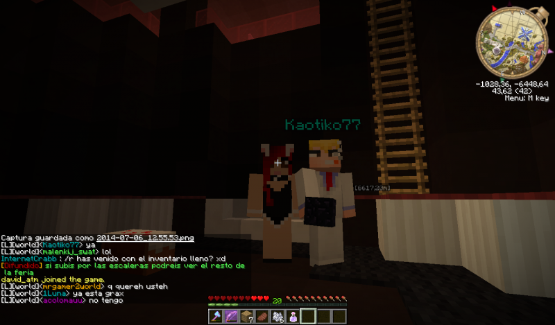 no podía faltar una con kao :3