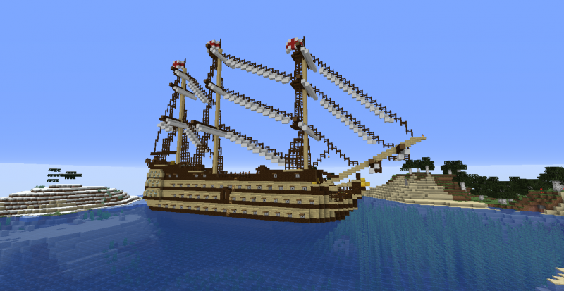 Aquí tenemos una vista previa del navío