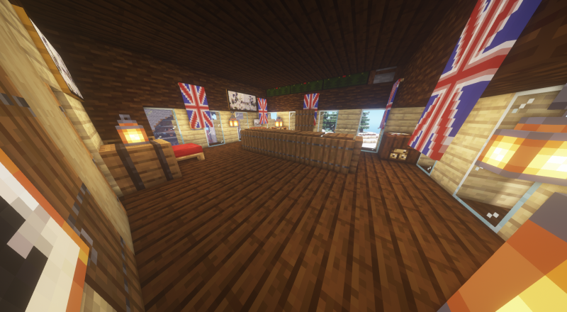 Vista del camarote del Capitán del Barco