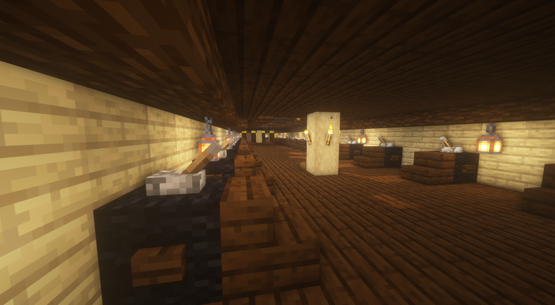 Vista de una de las salas de baterías principales