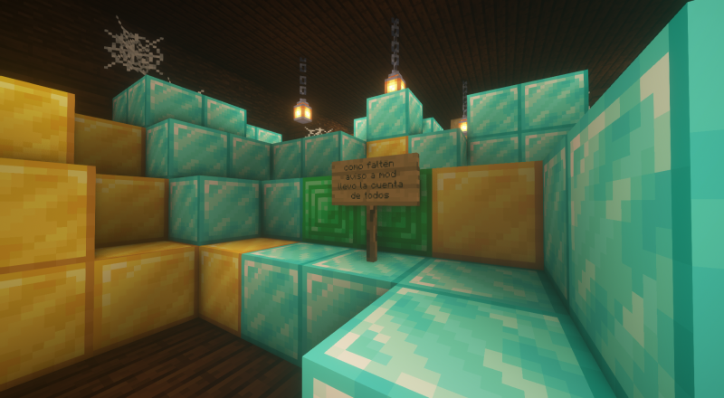 Vista de la tesorería del barco (no seáis golosos eeh)