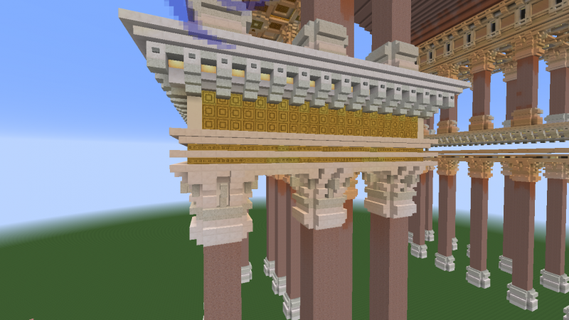 Vista del primer nivel de columnas