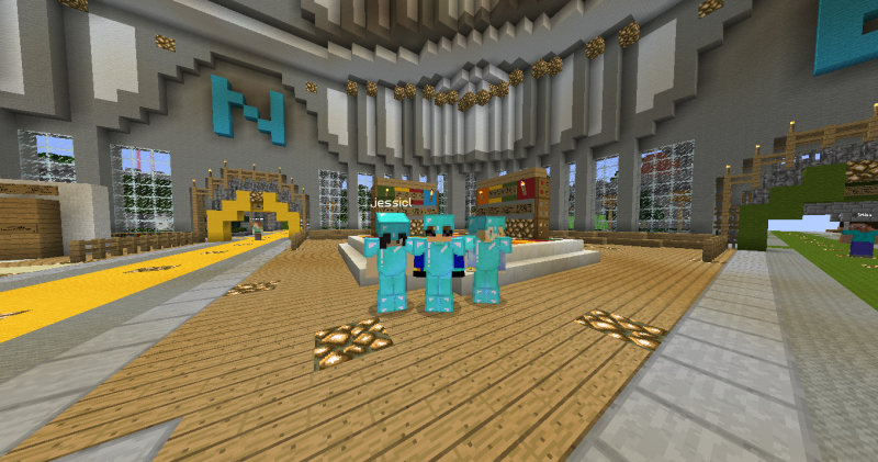 Foto con Jessicl y Cibergame.