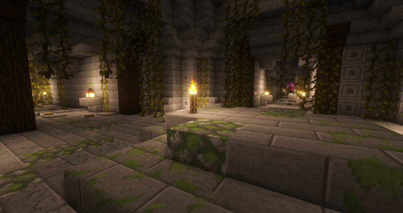 Pasillo a las cúpulas