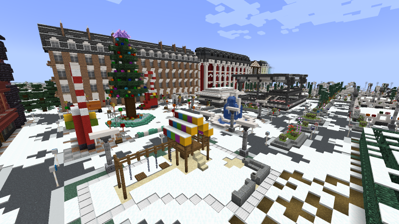 Plaza y estación de tren