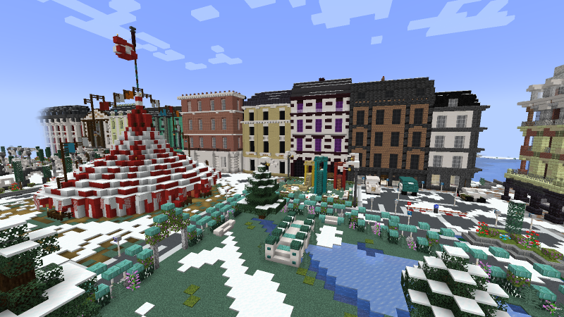 Circo, parque infantil y zona espectáculos