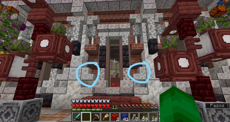 Cristal con patrón cerrado