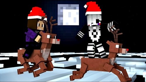 Llega la Navidad a Mundo Minecraft