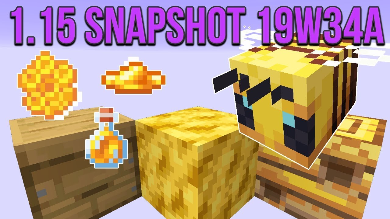 Minecraft 1.15 SnapShot 19W34A