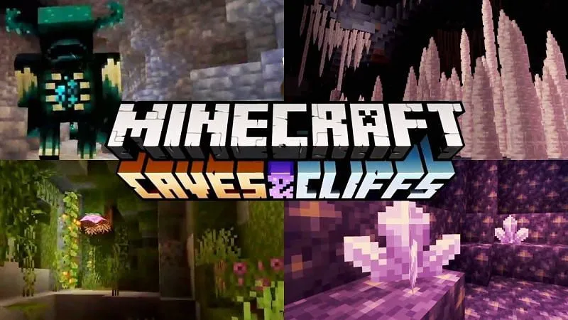 Servidor de pruebas Minecraft 1.17 Caves & Cliffs