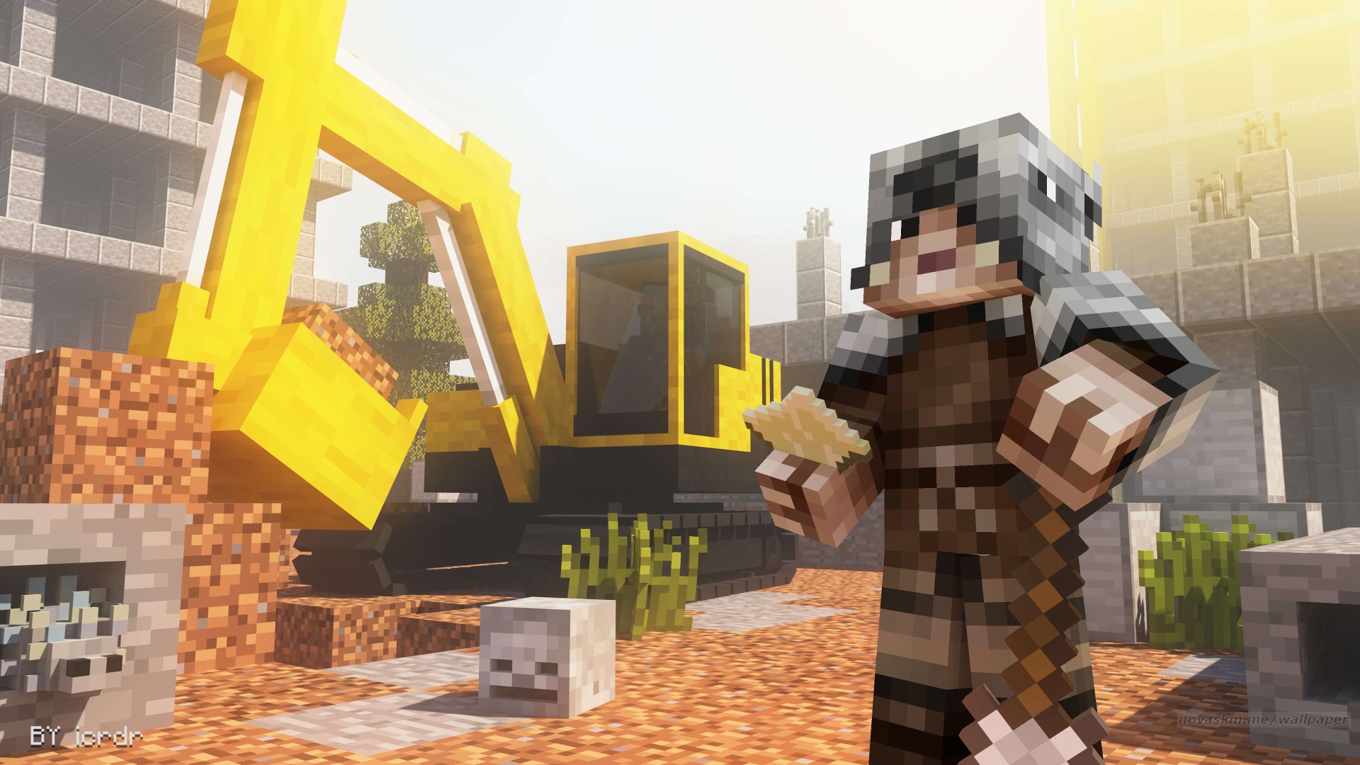 Nova Skin Minecraft, HD wallpaper