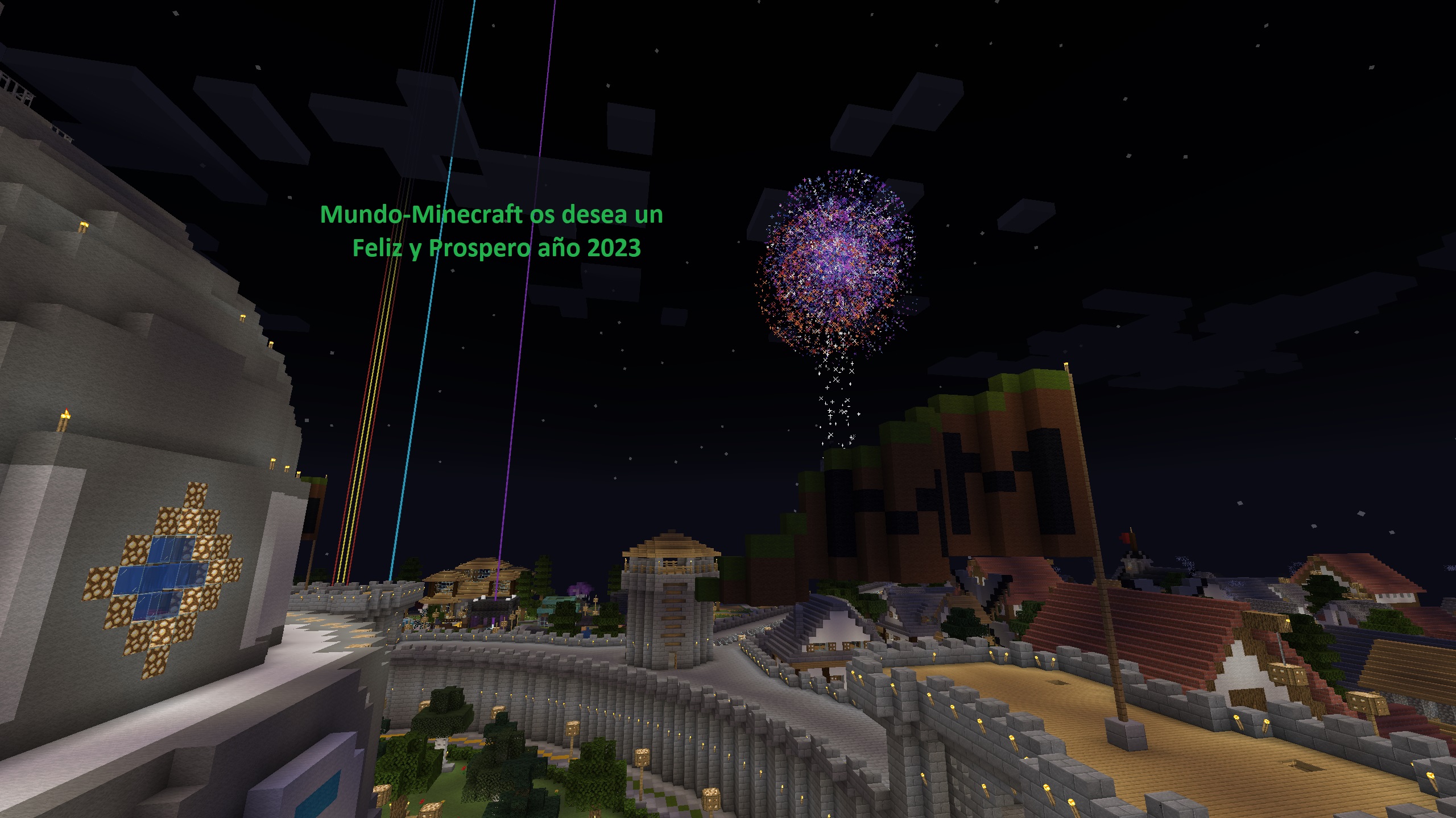 Mundo-Minecraft os desea un Feliz y Prospero año 2023!!