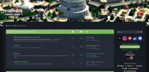 Icono de Instagram añadido en el foro de Mundo-Minecraft junto a las redes sociales