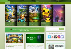 Icono de Instagram añadido en la portada de Mundo-Minecraft junto a las demás redes sociales