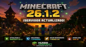 El servidor se actualiza a Minecraft 26.1.2